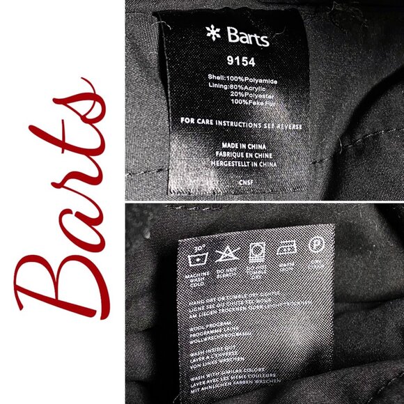 NWOT BARTS TRAPPER AVIATOR PILOT BOMBER HAT FAUX FUR TRIM WHITE, ONE SIZE - Picture 8 of 12